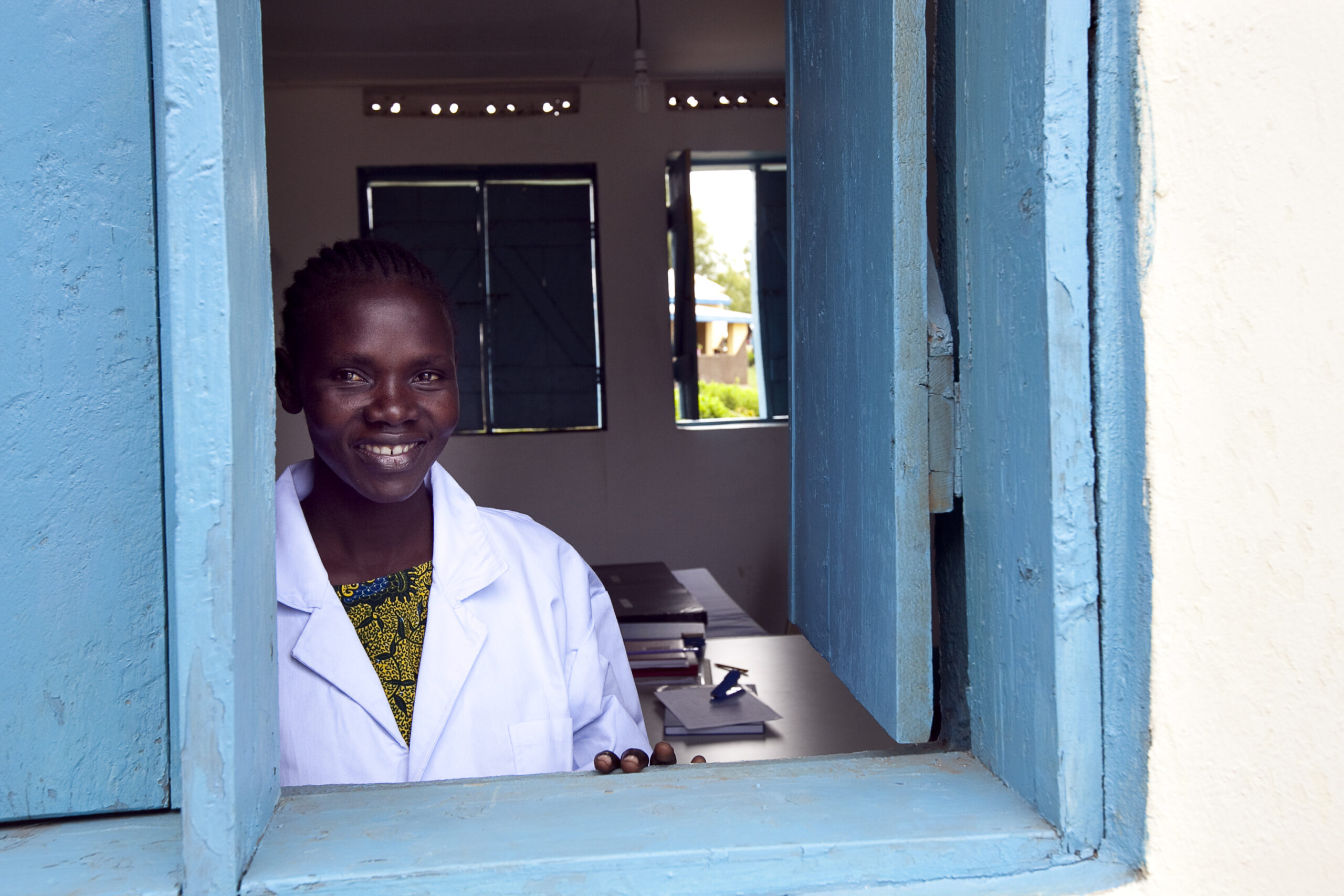 Sudan, May 2009. ARV distribution office at the Nimule Hospital where Intrahealth works in conjunctions with Merlin.